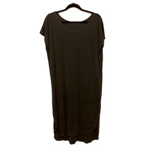 Black Midi T-Shirt Dress